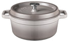 Sola Casserole with lid Cast Iron - Grey - ø 28 cm / 5 Liters - Enameled non-stick coating