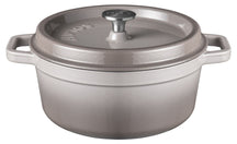 Sola Casserole with lid Cast Iron - Grey - ø 28 cm / 5 Liters - Enameled non-stick coating