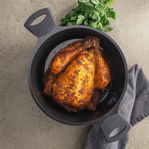 Solo Casserole with Lid Ceramic Deluxe - Induction Suitable - Ceramic Non-Stick Coating - ø 24 cm