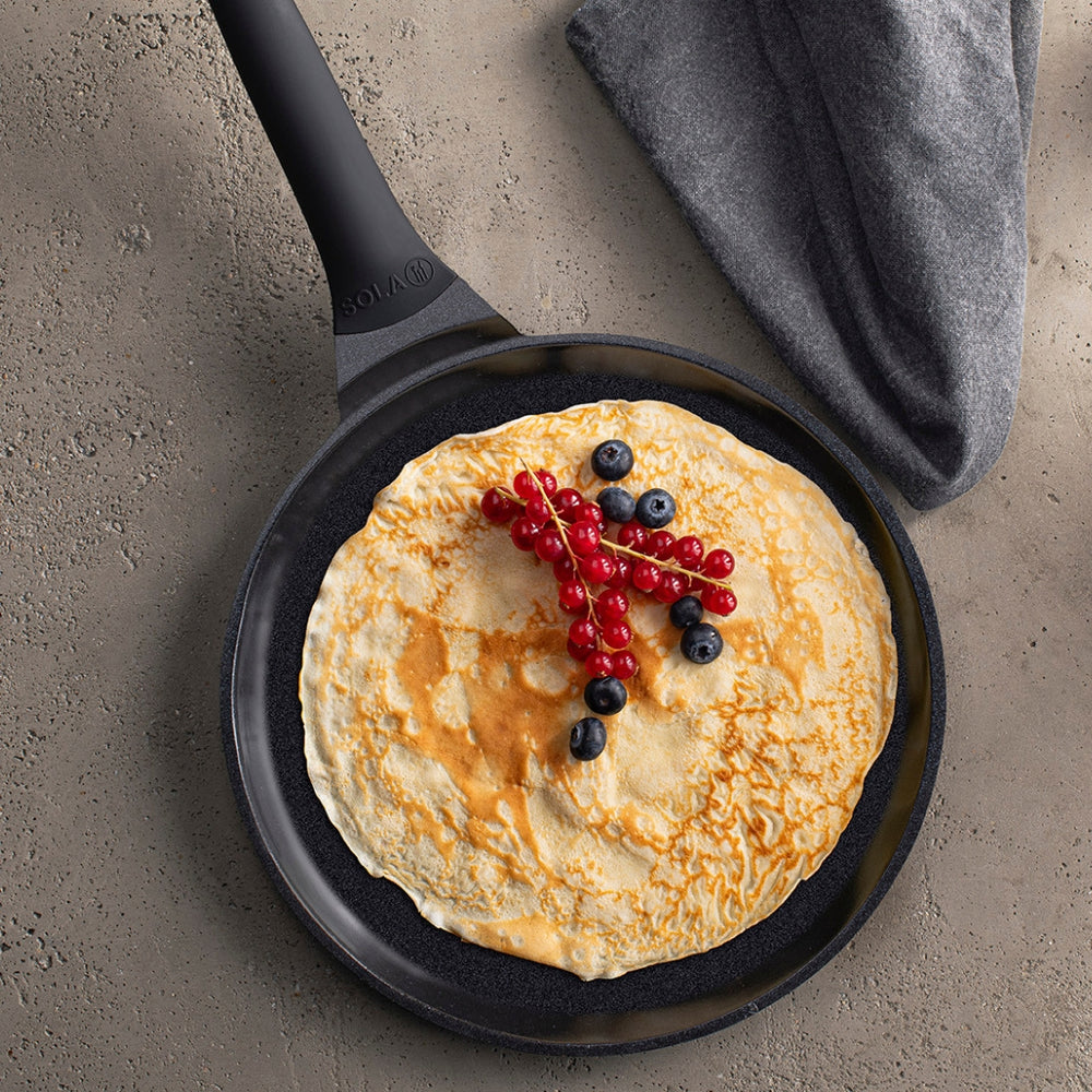 Sola Crepepan / Pancake Pan Ceramic Deluxe - Suitable for induction - Ceramic non-stick coating - ø 28 cm