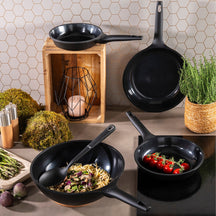 Sola Frying pan set Ceramic Deluxe Ø 24 and 28 cm – ceramic non-stick coating