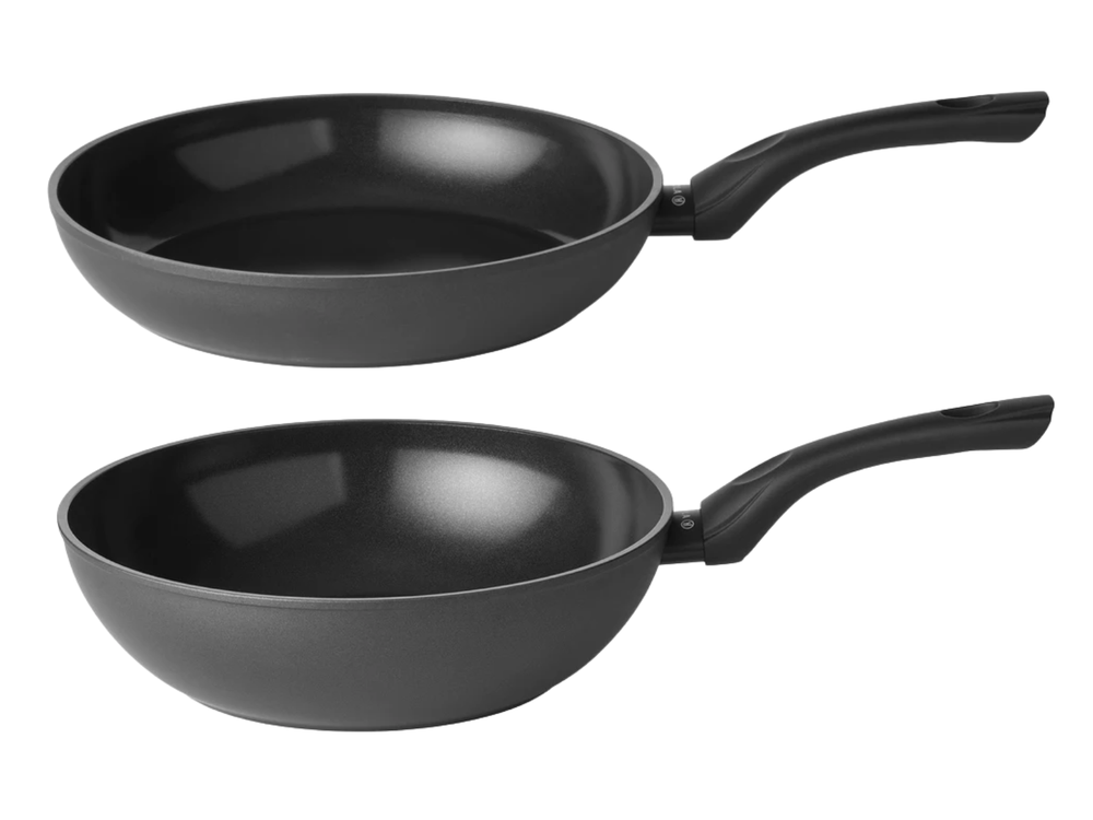 Sola Cookware Set Stonehenge 2-Piece - Frying Pan ø 28 cm and Wok ø 28 cm - ceramic non-stick coating