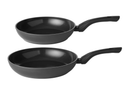 Sola frying pan set Stonehenge 2-piece - ø 24 and 28 cm - ceramic non-stick coating