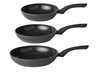 Sola frying pan set Stonehenge 3-piece - ø 20, 24 and 28 cm - ceramic non-stick coating