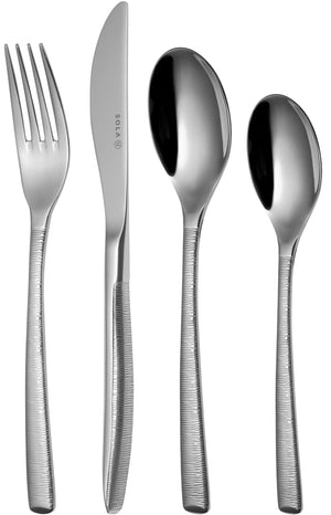 Sola Cutlery Set Hermitage - 18/10 Stainless Steel - 24 pieces / 6 people