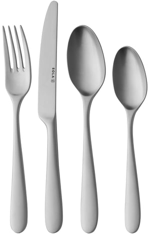 Sola Cutlery Set Nordica MAT - 18/10 Stainless Steel - 24 pieces / 6 people