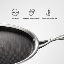 Stahl Cookware Pancake pan Grill pan Hybrid - 28 cm