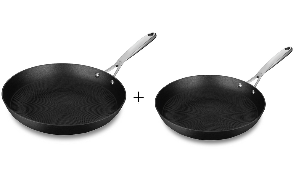 Stahl Cookware Frying pan set Cast Iron Lightweight - 24 + 28 cm