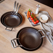 Stahl Cookware Frying Pan Cast Iron Lightweight - 20 cm - Also suitable for induction