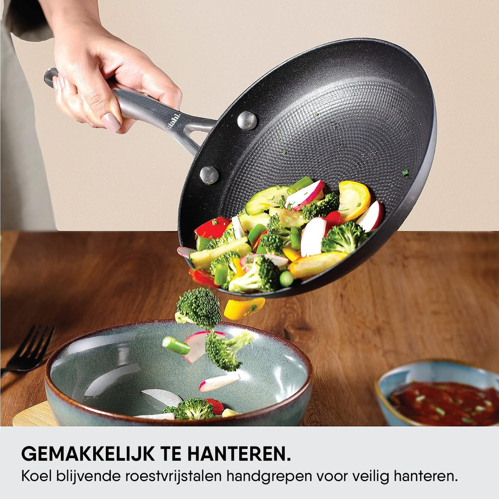 Stahl Cookware Frying Pan Cast Iron Lightweight - 20 cm - Also suitable for induction