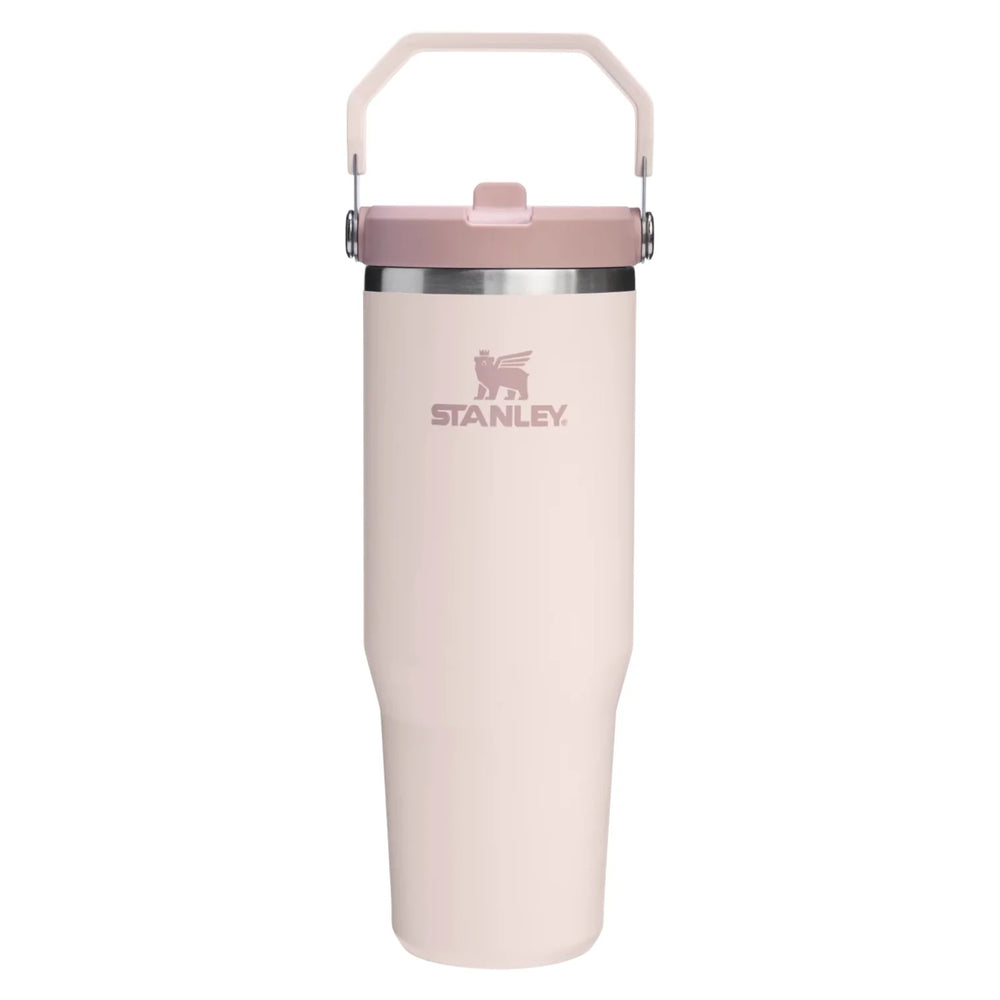 Stanley Thermos Flask - Thermos Cup - Water Bottle - The IceFlow Flip Straw 2.0 Tumbler Rose Quartz - 890 ml