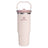 Stanley Thermos Flask - Thermos Cup - Water Bottle - The IceFlow Flip Straw 2.0 Tumbler Rose Quartz - 890 ml