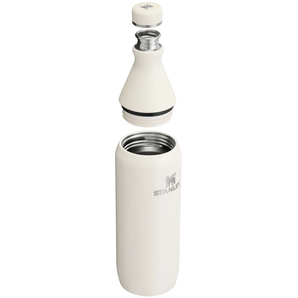 Stanley Thermos Flask / Thermos cup The All Day Slim Bottle - Cream - 600 ml