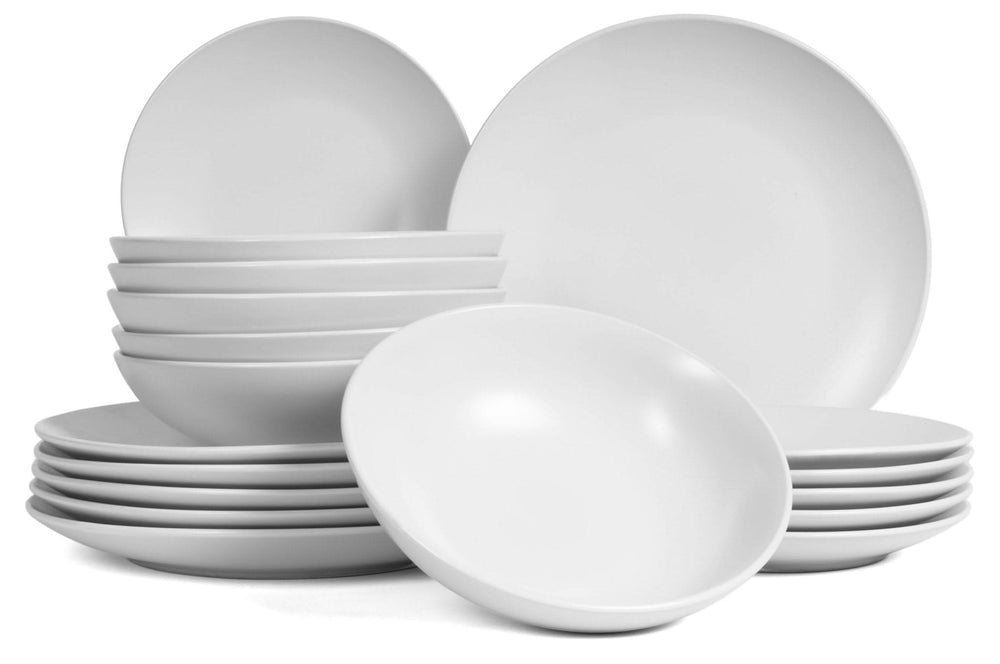 Studio Tavola Tableware set Just White - 18-piece / 6 people