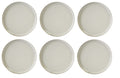 Studio Tavola breakfast plates / Dessert plates Concrete ø 21 cm - 6 pieces