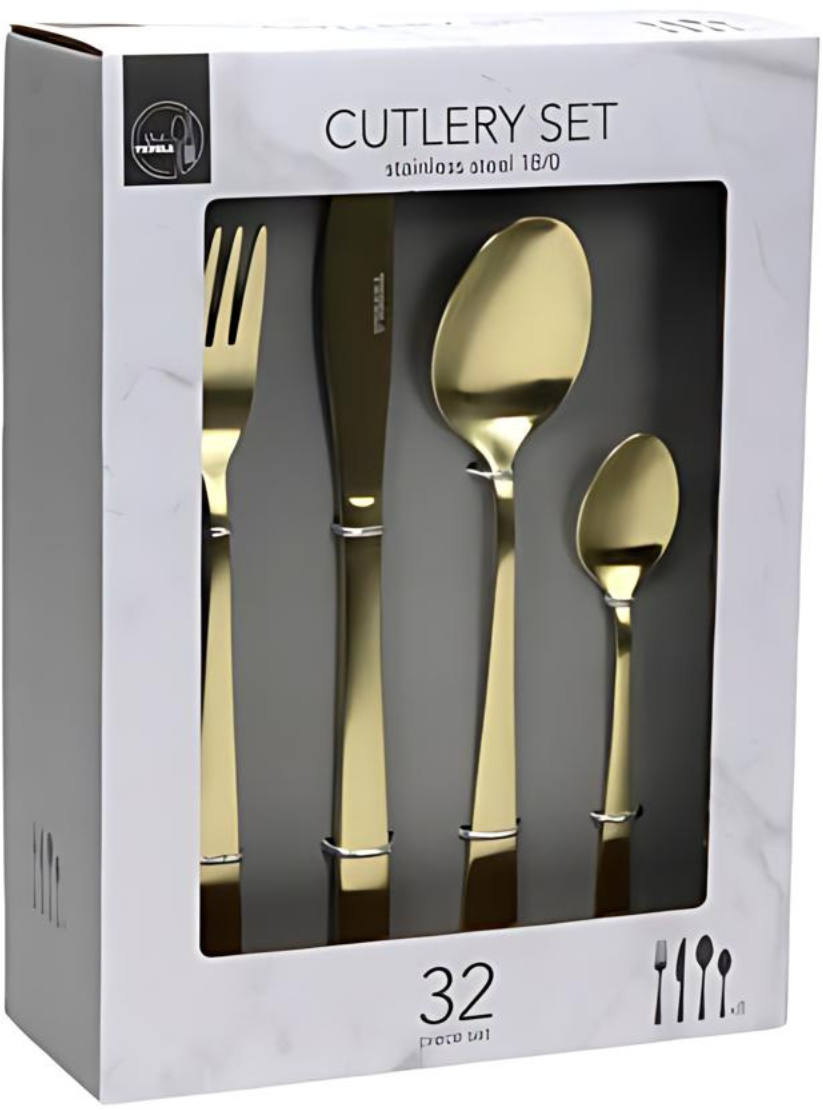 Studio Tavola Cutlery Set - Champagne - 32 pieces / 8 people