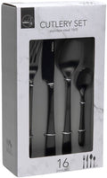 Studio Tavola Cutlery Set - Black - 16-piece / 4 people