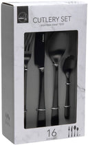 Studio Tavola Cutlery Set - Black - 16-piece / 4 people