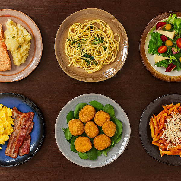 Studio Tavola Dinnerware Set Earth 24-piece / 6 people - 6 dinner plates, 6 side plates, 6 bowls, and 6 small bowls