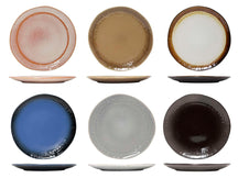 Studio Tavola Dinnerware Set Earth 24-piece / 6 people - 6 dinner plates, 6 side plates, 6 bowls, and 6 small bowls