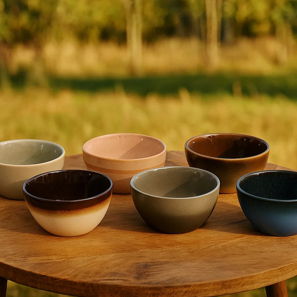 Studio Tavola Small Bowls Earth ø 10 cm - 6 pieces
