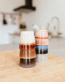 Studio Tavola Coffee cups - Senseo cups - Earth - 200 ml - 6 pieces