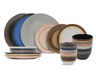 Studio Tavola Dinnerware Set Earth 24-piece / 6 people - 6 dinner plates, 6 side plates, 6 bowls, and 6 small bowls