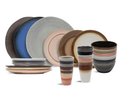 Studio Tavola Dinnerware Set Earth 30-piece / 6 people - 6 dinner plates, 6 side plates, 6 bowls, 6 coffee cups, and 6 coffee mugs