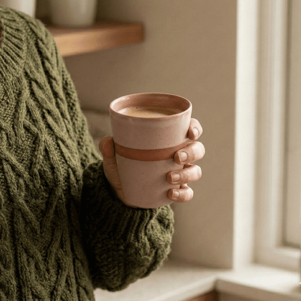 Studio Tavola Cappuccino Cups - Coffee Cups - Earth 310 ml - Pack of 6