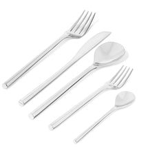 Alessi Cutlery set Mu - TI04S5 - 5-piece - by Toyo Ito