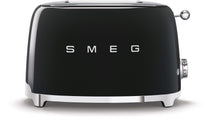 SMEG Toaster - 2 slots - black - TSF01BLEU