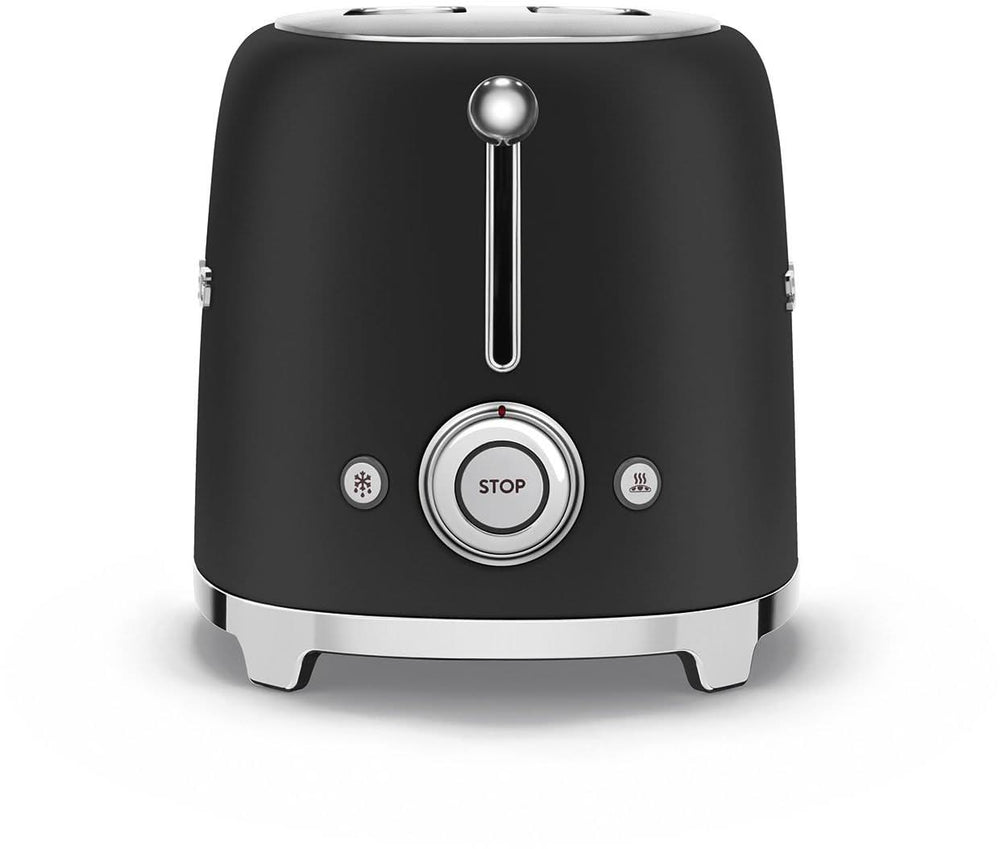 SMEG Toaster - 2 slots - matte black - TSF01BLMEU