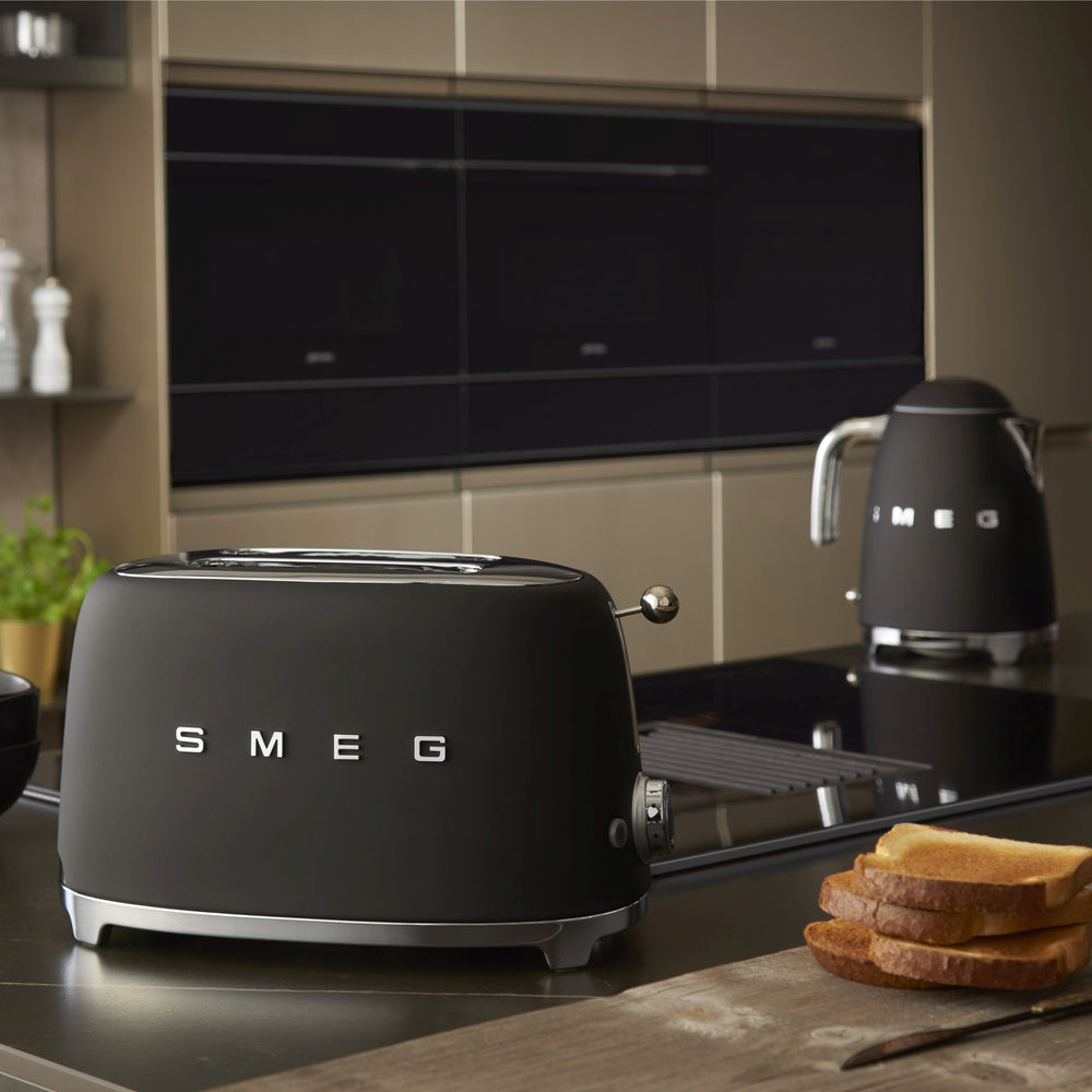 SMEG Toaster - 2 slots - matte black - TSF01BLMEU