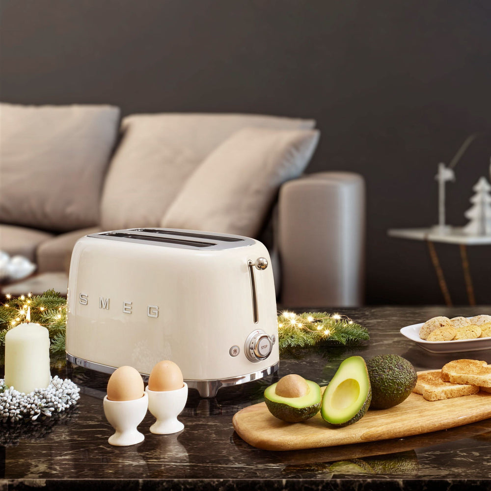 SMEG Toaster - 2 slots - cream - TSF01CREU