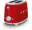 SMEG Toaster - 2 slots - red - TSF01RDEU