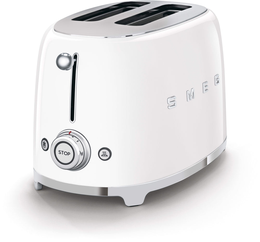 SMEG Toaster - 2 slots - white - TSF01WHEU