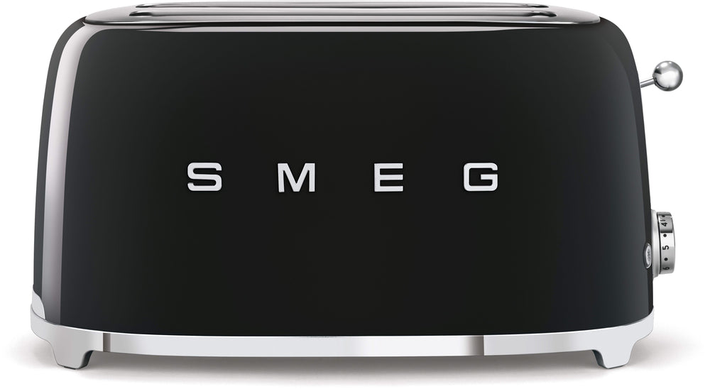 SMEG Toaster XL - 2 long slots - black - TSF02BLEU