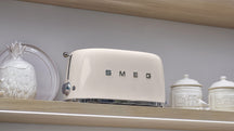 SMEG Toaster XL - 2 long slots - cream - TSF02CREU