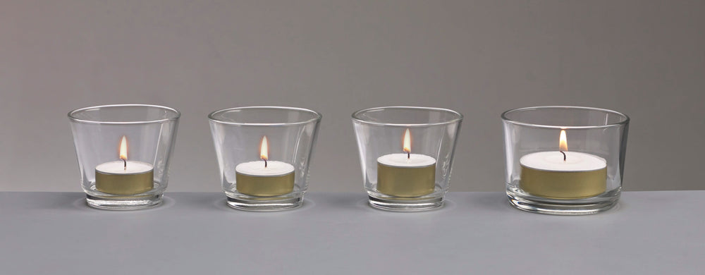 Gouda Tea lights White - 45 pieces