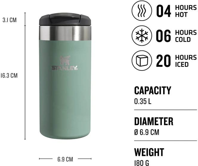 Stanley Thermos Flask / Thermos cup The AeroLight - Shale Metallic - 350 ml