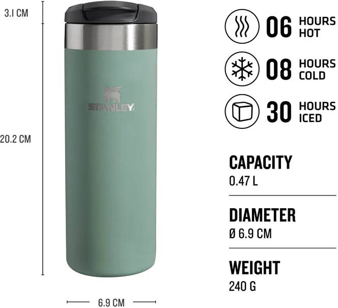 Stanley Thermos Flask / Thermos cup The AeroLight - Shale Metallic - 470 ml