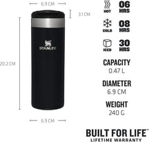 Stanley Thermos Flask / Thermos cup The AeroLight - Black Metallic - 470 ml