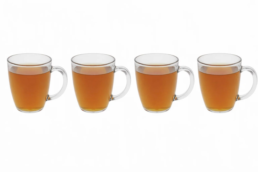 Cookinglife Tea Glasses Plastic - CampVibe - Outdoor - Unbreakable - 380 ml - 4 pieces