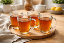 Cookinglife Tea Glasses Plastic - CampVibe - Outdoor - Unbreakable - 380 ml - 4 pieces