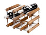 Traditional Wine Rack - Dark Oak - 9 Bottles