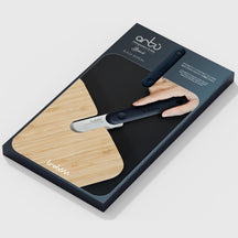 Trebonn Cutting board  Artú with Bread Knife - Black