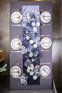 Cosy & Trendy Deep Plates / Pasta Bowls Tessa Blue - ø 18 cm - 6 pieces