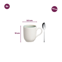 Cosy & Trendy Dinnerware Set Turbolino - Blue - 24 pieces / 6 people