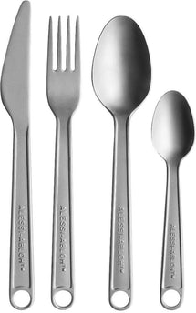 Alessi Cutlery set Conversational Objects - VA02S4 - 4-piece - by Virgil Abloh