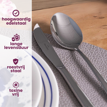 Villeroy & Boch Cutlery set Piemont - stainless steel - 4-piece